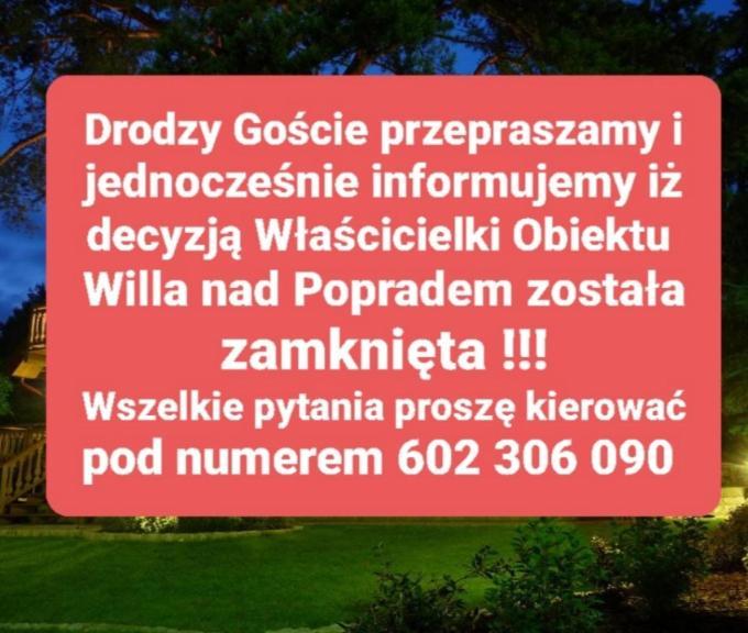 Willa Nad Popradem Bed & Breakfast Piwniczna-Zdroj Eksteriør bilde